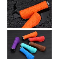 AliExpress NONE NPY Grips Rubber Mountain Bike Handlebar Cover Cuffs Shock Absorber Anti Slip Bike Handles Grip MTB Cuffs Bike Handle Fist Part