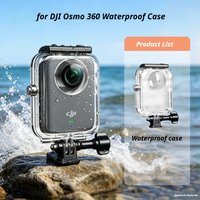 For DJI Osmo 360 Diving Waterproof Case Diving Underwater 45M/144FT Protective House Shell for DJI Osmo360 Accessory