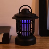 Rechargeable Mosquito Killer Lamp UV Light Bug Zapper Type-C Charging Wall Mount Silent Fly Trap For Bedroom Outdoor Camping