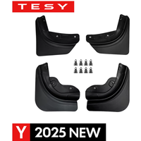 Car TPE Front Rear Mudguards Wheel Mud Flaps Guards MudFlaps For Tesla Model Y Juniper 2026 2025 Launch 2020 2021 2022 2023 2024