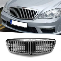 Racing Grills For S-class W221 2005 2006 2007 2008 Modified Maybach Style Front Grille Grill Original Car Replacement