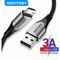 Vention Micro USB Cable 3A Cable Fast Charger USB Type C Data Cable for Samsung Xiaomi LG Android Micro USB Mobile Phone Cables