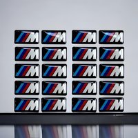 3D ABS Car Body Rear Trunk Badge Emblem For BMW M Logo Sticker Decoration Accessories M1 M2 M3 M4 M5 M6 X7M X2M X4M X3M X5M X6M