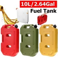 10L Liter Jerrycan Practical Long-Haul Gasoline Diesel Fuel Tank Can Pack For Offroad SUV ATV Motorcycle Tricycle Fuel Container