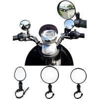 AliExpress NONE 2/1pcs Universal Handle Bike Rear Mirrors 360 Degree Rotation Bicycle Riding Rearview Mirrors for Mountain Bike Electric Scooter