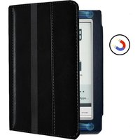 Folio Leather Cover for Funda Sony PRS 600 650 Digital Book Reader Protective Case with Adsorption Closure Pocket Pouch