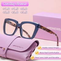 ADNEWBANU Brand Retro Ladies Reading Glasses Men Square Frame Presbyopia Glasses Reader 1.0~ 3.5 Prescription Vintage Glasses