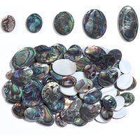 2pcs 10x14 12x16 15x20 15x30mm 18x25 Abalone Oval Beads Shell Cabochons Accessories for DIY Pendant Bracelet Necklace Jewelry