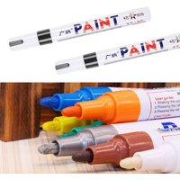 1/3PCS Car Paint Pen Waterproof Car Wheel Tire Oily Painting Mark Pen Auto Rubber Tyre Tread CD Metal Permanent Paint Marker