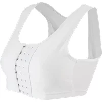 Women‘s Shapers Chest Breast Front Button Short Vest Chest Binder Underwear Mesh Breathable Tank Tops Corset Chest Wrap Bandage