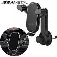 SEAMETAL Universal Auto Air Vent Telefon Halterung Verlängerung Clip Air Vent Telefon Halter Freisprecheinrichtung Handy Halterung für iPhone Samsung