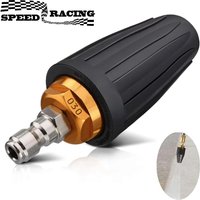 Turbo Nozzle for Pressure Washer 360° Rotating with 1/4" Quick Connector, 3600 PSI, Orifice 2.5/3.0/3.5/4.0 GPM