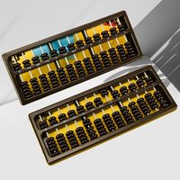 7 Beads 13 Rows Abacus Plastic Standard Abacus Chinese Calculator Mathematics Teaching Appliance Counting Tool Beginners