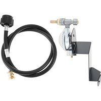 2pcs/1set 4FT Propane Hose & Gas Grill Valve Regulator QCC1/Type1 1lb to 20lb Convert for Weber Q100, Q120, Q1200, Q1000 Series