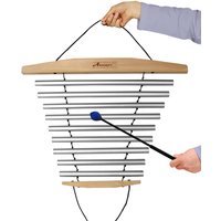 Arborea Swinging Wind Chimes with Stick Ringtones, Yoga Meditation, Sound Healing, Percussion Musical Instrument, 9 Tone