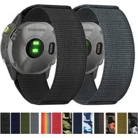 26mm 22mm Hook Loop Watch Band for Garmin Fenix 8 pro/Fenix 7X 6X 6 Bracelet Enduro 3/Instinct 3 2X 970 965 QuickFit Wrist Strap