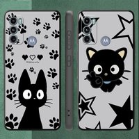 TPU Soft Cute Funny Lucky Cat Cover Case for Motorola Moto G9 Plus Edge 40 Pro Edge 20 Pro G200 5G One Fusion Plus Edge 30 Neo