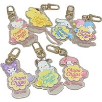 Cute Sanrio Chupa Chups Acrylic Keychain Hello Kitty Cinnamoroll Bag Charm Trending Kawaii Ins Style Sweet Couple Gift Girls