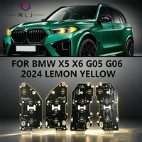 Lemon Yellow Light For 2024 2025 2026 BMW X5 X6 G05 G06 G18 Headlight LED Angel Eye Board Daytime Running Light Module DRL Chip