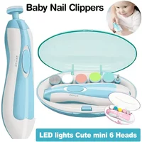 Multifunctional Electric Baby Cutter Trimmer Manicure Tool Set Baby Care Nail Trimmer Baby Nail File Clippers Toes Fingernail