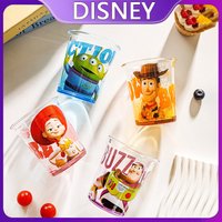 DISNEY 320ml Disney Toy Story Glass Cups latte Coffee Soda Lime Glass Tumbler Kids Drinking Cups For Milk Juice Water Gift