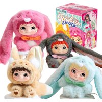 Wakuku V2 Fox & Bunny Trick or Treat Blind Box | Mystery Vinyl Keychain, Trendy Surprise Bag Gift blind bag ensemble stars