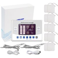 Electric Tens Massager 12 Modes Ems Pulse Muscle Stimulator Health Care Acupuncture Low Frequency Physiotherapy Slimming Machine