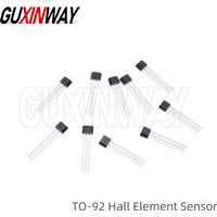 10pcs Hall Effect Sensor SS41F A3144 SS49E SS44E TO-92 Hall Element Sensor Motor 3 Pins for Arduino