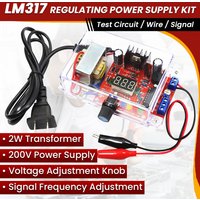 DIY Kit LM317 Adjustable Regulated Voltage 110V 220V to 1.25V-12.5V Step-down Power Supply Module PCB Board Electronic kits