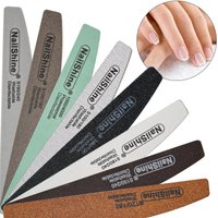 8pcsTop Grade Halfmoon Shape Emery Board Nail File Set Manicure Professional Sandpaper Double Side Nail Art Equipment