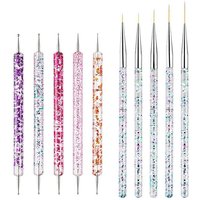 8/10/13/15Pcs/lot Nail Art Brushes Set Nail Pen Set Nail Art Liner Brush Nail Art Rhinestones Jewelry Accessories Pen Manicure