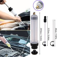 Automotive Fluid Extractor Pump Oil Change Syringe with Hose Manual Fuel Suction & Filler Fluid Oil Change Evacuator Pumps 500cc