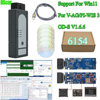 WIN11 For VAS6154 Wifi OBD2 ODIS 1.6.6 for Audi Skoda v-w Diagnostic Bluetooth VAS6154 WIFI Full Chip UDSSupport GEKO FORpiwis 3