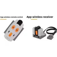 IR Remote Control Kit for DIY Car/Train Models Speed Adjustable Wireless Controller + Receiver Motor Legoeds-Compatible