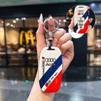 Fashion New TPU Car Key Case Fob Cover For Audi Q1 Q2 Q3 Q4 Q5 Q6 Q7 Q8 A1 A2 A3 A4 A5 A6 A7 A8 B7 C5 C6 TT RS3 RS7 TTS R8 S6R