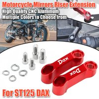For Honda DAX ST125 DAX125 125ST 10mm 8mm Rearview Mirror Extend Motorcycle Accessories Mirrors Riser Extension Bracket