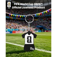 Keychain Official FIFA 2026 World Cup Licensed, 3 Limited Designs 3D Key Ring Bag Charm Souvenir FIFA Peripheral Products