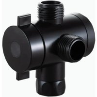 Popular 3 Mode G1/2 Inch Connector Bathroom Accessories 3 Way Adjustable Shower Head Diverter Valve Switch Adapter ABS