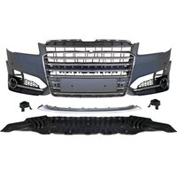 Factory Car A8 S8 Front Bumper S8 Style Auto Body Kits With Black Grille for Audi A8 S8 2015 2016 2017 2018