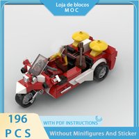 Exquisite new product MOC building block model off-road motorcycle Duke Friedel technology modular holiday gift toy DIY assembly