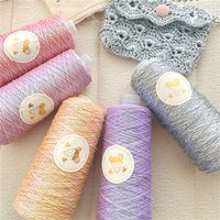 Silver Handmade Yarn Popular Same Style Woven Small Silver Bag Woven Flash Core Wire Crochet Needle 200g 1 Ball Yarn