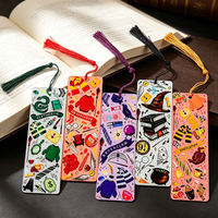 Harry Potter Acrylic Bookmark Magic School Collection Gift Hogwarts Gift Cute Owl Sorting Hat Flying Broomstick