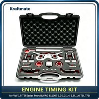 Motor-Einstellwerkzeug-Set für VW Audi EA211 1.2T 1.4T 1.5T 1.6L, Nockenwellen-Arretierwerkzeug-Set mit digitalem Winkelmesser, Zahnriemenwechsel-Reparatur-Handwerkzeuge