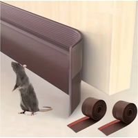 1/4 packs 1m/39.37meters Self-Adhesive Door Bottom Seal,Total Protection from Draft, Dust, Water, Insects & Noise. Energy Saving