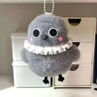 Game Love And Deepspace Sylus Crow Cosplay Key Pendant DIY Plush Keychains Ornament Halloween Party Decor Costume Accessory