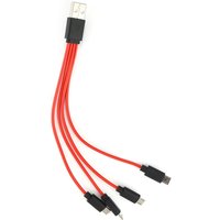 R91A Micro USB Cable 4 in 1 Charging Cable Micro USB Adapter Cable Data Sync Micro USB Split Charging Cord For Android Phone