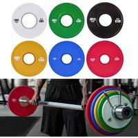 Compact Rubber Steel Weight Plate Barbell Micro Plate Holder for Progressive Strength Home Gym Fitness
