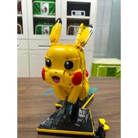 Hot Toys 2026 New 2050pcs Hot Game Magical Pet Pika Mouse Pocket Elf Poke Ball Building Blocks Model Toys Birthday Ornament Gift