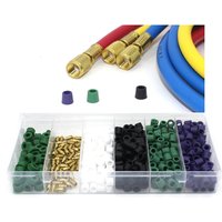 500PCS,Air conditioning refrigerant filling tool sealing ring, 5/16, 1/4, 3/16 R410a R134a R22 Refrigerant filling pipe gasket,