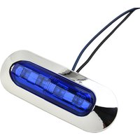 4 X Truck Marine Boat 4-LED Blue Courtesy Lights Cabin Deck Walkway Stair Lamp Waterproof Electrical Lights Boat Accessories